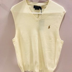 NEW Men’s RALPH LAUREN Polo Sweater Vest, Medium.